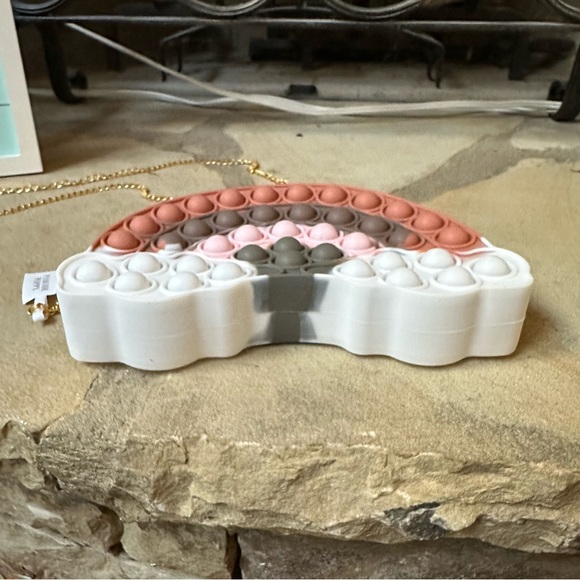 NWT Rainbow Pop It Mini Purse - Picture 5 of 9